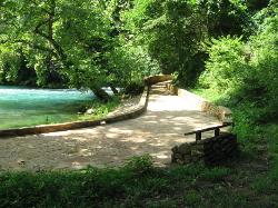 Walkway surrounding Big Spring, Van Buren, MO