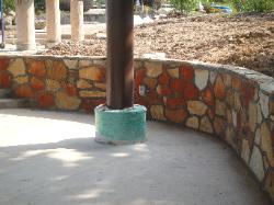 Thin Veneer Covering Block Retaining Wall in Augusta, MO