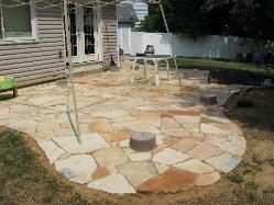 Buff White Tan Patio Pavers - Natural Stone